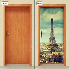 Adesivo Decorativo de Porta - Torre Eiffel - 1057cnpt - comprar online