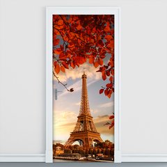 Adesivo Decorativo de Porta - Torre Eiffel - 1058cnpt