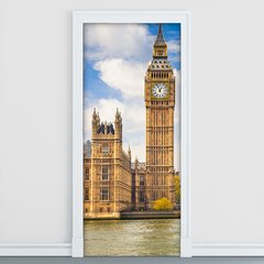 Adesivo Decorativo de Porta - Big Ben - Londres - 1065cnpt