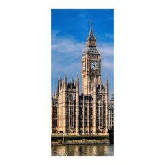 Adesivo Decorativo de Porta - Big Ben - Londres - 1066cnpt na internet