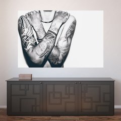Painel Adesivo de Parede - Tatuagem - 1067pn