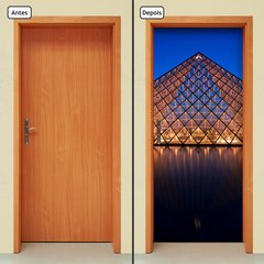 Adesivo Decorativo de Porta - Museu do Louvre - 1073cnpt - comprar online