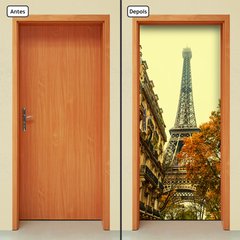 Adesivo Decorativo de Porta - Torre Eiffel - Paris - 1076cnpt - comprar online