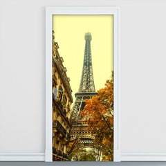 Adesivo Decorativo de Porta - Torre Eiffel - Paris - 1076cnpt