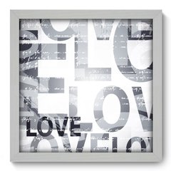 Quadro Decorativo com Moldura - Love - 107qnd - comprar online