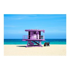 Painel Adesivo de Parede - Praia - Miami - 1084pn - comprar online