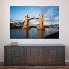 Painel Adesivo de Parede - Londres - Tower Bridge - 1095pn