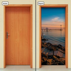 Adesivo Decorativo de Porta - Pier - Natureza - 1102cnpt - comprar online