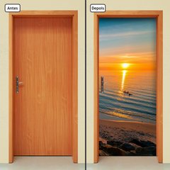 Adesivo Decorativo de Porta - Pôr do Sol - 1103cnpt - comprar online