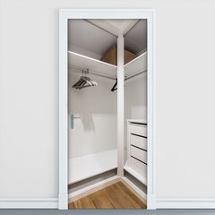 Adesivo Decorativo de Porta - Closet - Armário - 1104cnpt na internet