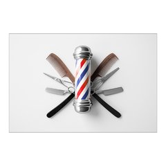 Painel Adesivo de Parede - Barbearia - Barber Shop - 1104pn - comprar online