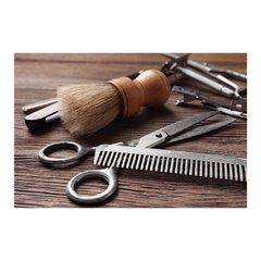 Painel Adesivo de Parede - Barbearia - Barber Shop - 1105pn - comprar online