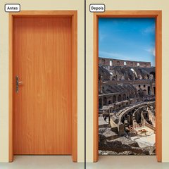 Adesivo Decorativo de Porta - Coliseu - Roma - 1112cnpt - comprar online