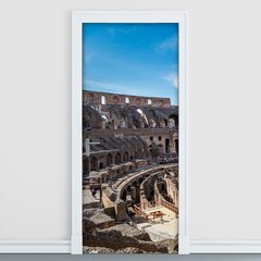 Adesivo Decorativo de Porta - Coliseu - Roma - 1112cnpt