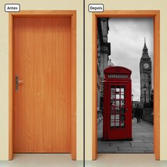 Adesivo Decorativo de Porta - Londres - 1113cnpt - comprar online