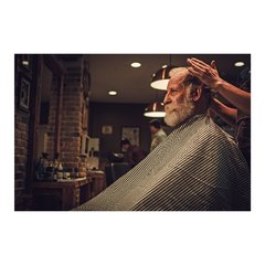 Painel Adesivo de Parede - Barbearia - Barber Shop - 1117pn - comprar online