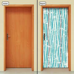 Adesivo Decorativo de Porta - Linhas - 111cnpt - comprar online