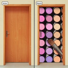 Adesivo Decorativo de Porta - Maquiagem - 1120cnpt - comprar online