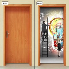 Adesivo Decorativo de Porta - Ideias - 1121cnpt - comprar online