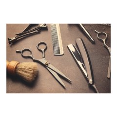 Painel Adesivo de Parede - Barbearia - Barber Shop - 1122pn - comprar online