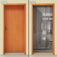 Adesivo Decorativo de Porta - Closet - Armário - 1133cnpt - comprar online