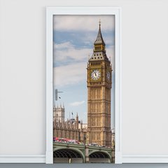 Adesivo Decorativo de Porta - Big Ben - Londres - 1145cnpt
