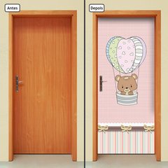 Adesivo Decorativo de Porta - Urso - Infantil - 114cnpt - comprar online