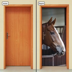 Adesivo Decorativo de Porta - Cavalo - 1165cnpt - comprar online