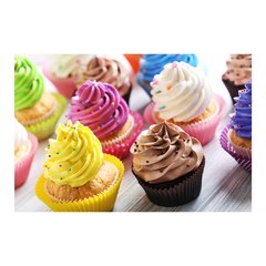 Painel Adesivo de Parede - Cupcakes - Confeitaria - 1168pn - comprar online