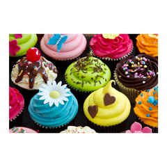 Painel Adesivo de Parede - Cupcakes - Confeitaria - 1169pn - comprar online