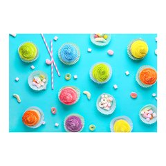 Painel Adesivo de Parede - Cupcakes - Confeitaria - 1170pn - comprar online