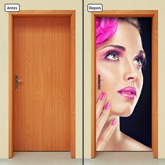 Adesivo Decorativo de Porta - Salão de Beleza - 1171cnpt - comprar online