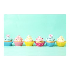 Painel Adesivo de Parede - Cupcakes - Confeitaria - 1174pn - comprar online