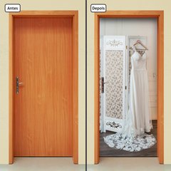 Adesivo Decorativo de Porta - Noiva - 1176cnpt - comprar online