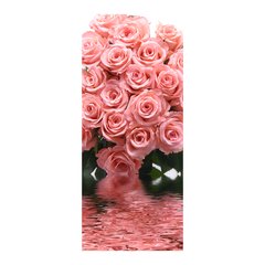 Adesivo Decorativo de Porta - Flores - Rosa - 1197cnpt na internet