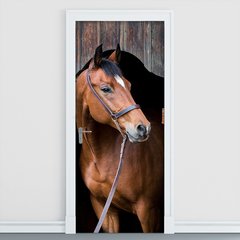 Adesivo Decorativo de Porta - Cavalo - 1198cnpt