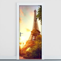 Adesivo Decorativo de Porta - Torre Eiffel - Paris - 1206cnpt