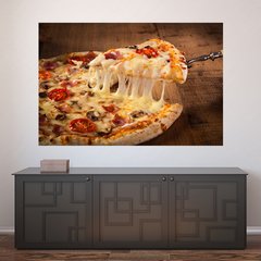 Painel Adesivo de Parede - Pizza - Pizzaria - 1222pn