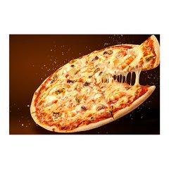 Painel Adesivo de Parede - Pizza - Pizzaria - 1225pn - comprar online