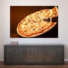 Painel Adesivo de Parede - Pizza - Pizzaria - 1225pn