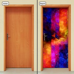 Adesivo Decorativo de Porta - Abstrato - 1226cnpt - comprar online