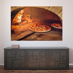 Painel Adesivo de Parede - Pizza - Pizzaria - 1235pn