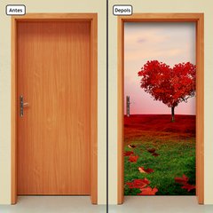 Adesivo Decorativo de Porta - Árvore - Natureza - 1238cnpt - comprar online