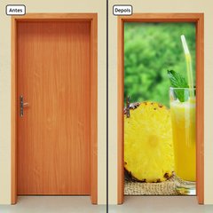 Adesivo Decorativo de Porta - Abacaxi - 1240cnpt - comprar online