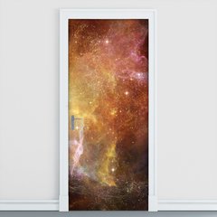 Adesivo Decorativo de Porta - Universo - 1243cnpt