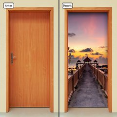 Adesivo Decorativo de Porta - Pier - Caminho - 1246cnpt - comprar online