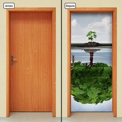 Adesivo Decorativo de Porta - Árvore - Natureza - 1247cnpt - comprar online