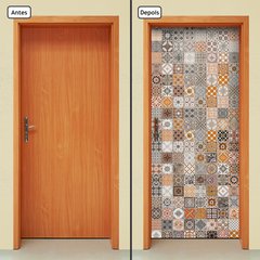 Adesivo Decorativo de Porta - Azulejos - 1253cnpt - comprar online