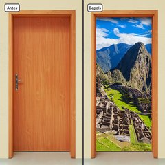 Adesivo Decorativo de Porta - Machu Picchu - 1261cnpt - comprar online