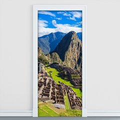 Adesivo Decorativo de Porta - Machu Picchu - 1261cnpt